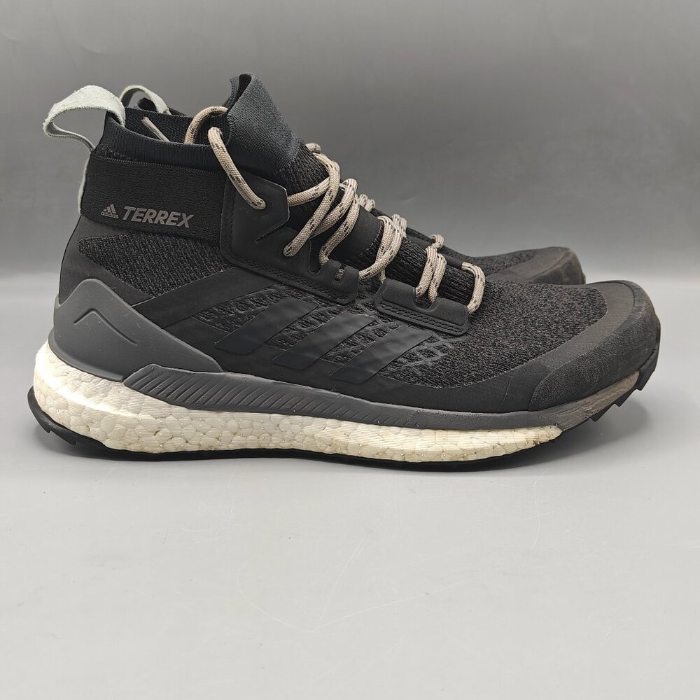 Adidas Terrex Free Hiker Black Grey Blue Shoes (G28417) Women's Size 7 Pre-owned
